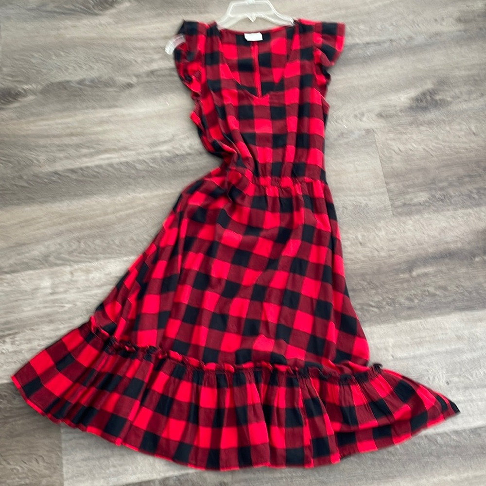 Buffalo Plaid flannel dress